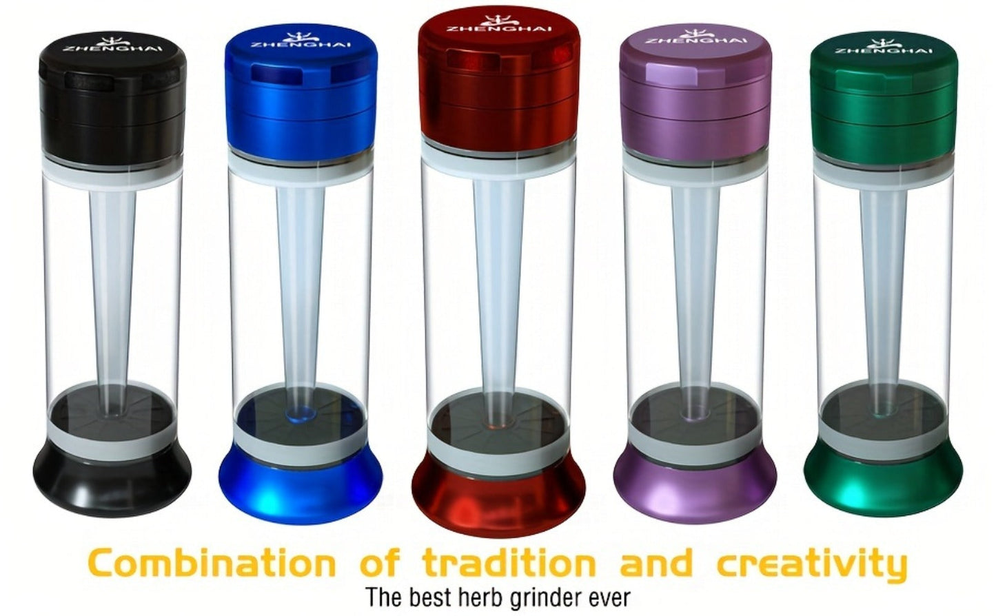 3-in-1 Herb Grinder with Cone Loader & Rolling Machine, Multifunctional Tobacco Grinder Blunt Joint Roller Filling Storage All-in-One