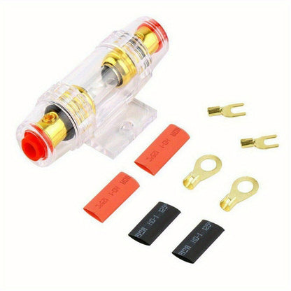 Amplifier Wiring Kit 10 Gauge 1500W – Complete Car Audio Amp Install Kit with RCA Cable, Power & Ground Wire, Remote Cable, AGU Fuse Holder