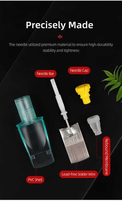 Tattoo Cartridge Needles with Aurora II Label, 10-Pack Curved Magnum Choices from 1229CM to 1249CM