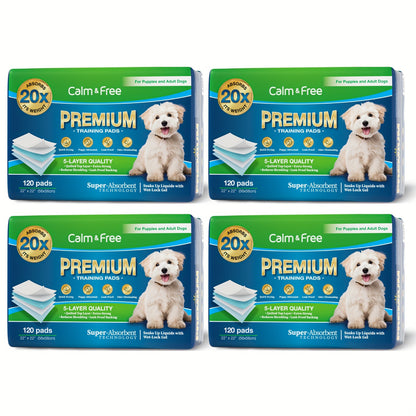 Puppy Pads Extra Large Bulk Pack – Disposable Dog Pee Pads with Upgraded Odor Control, Super Absorbent Leak-Proof Potty Training Pads