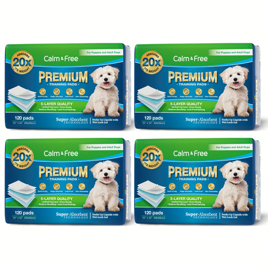 Puppy Pads Extra Large Bulk Pack – Disposable Dog Pee Pads with Upgraded Odor Control, Super Absorbent Leak-Proof Potty Training Pads