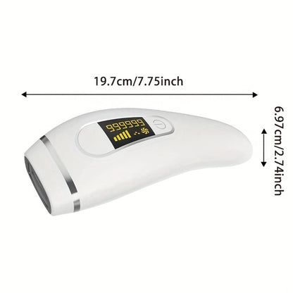 LEFINEE IPL Hair Removal Device with 999900 Flash-Counter Marking, Display and Black or White Editions