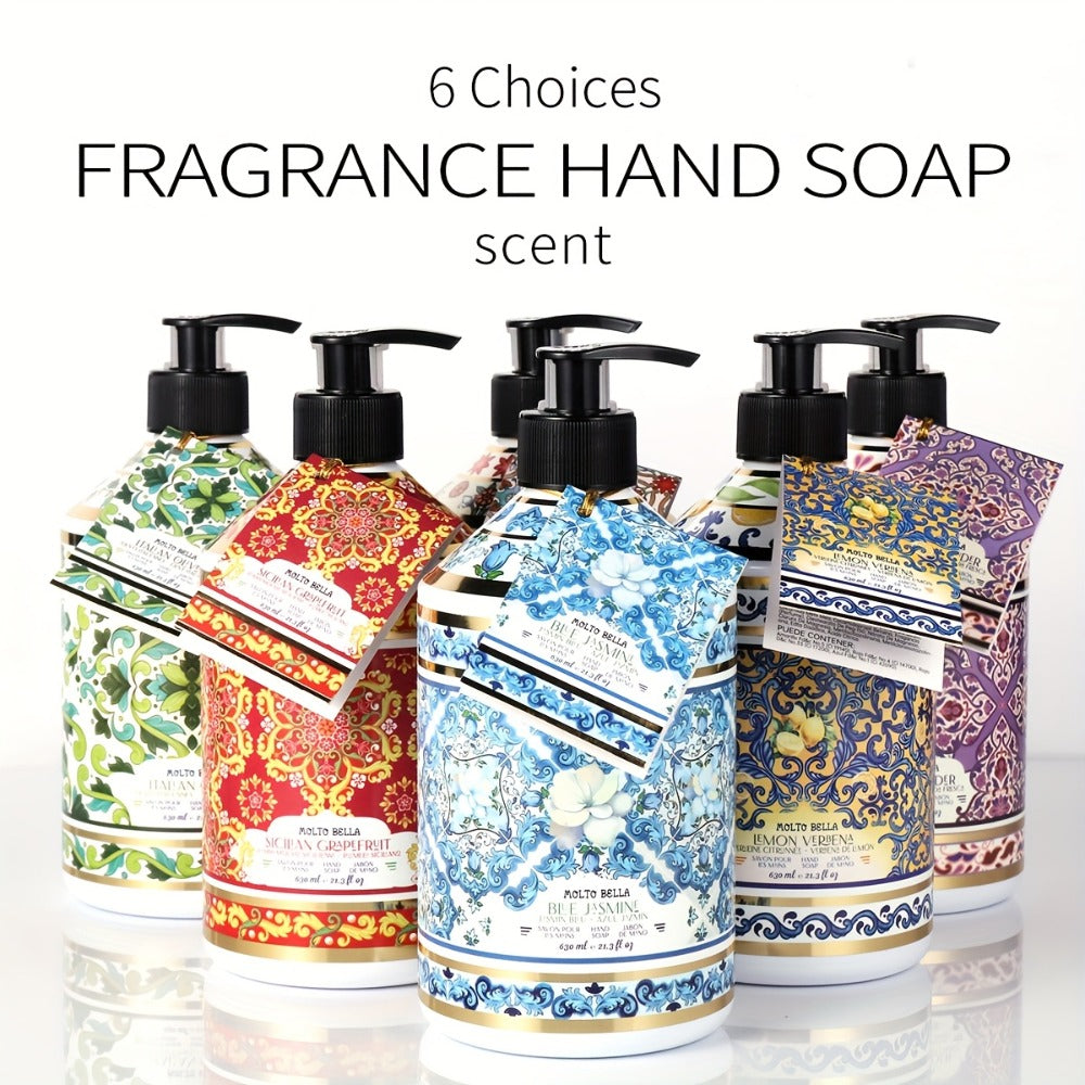 Moisturizing Liquid Hand Soap 2-Pack 21.3 fl oz Each – Foaming Pump Dispenser in 5 Scents, Gentle Gel Formula for All Skin Types