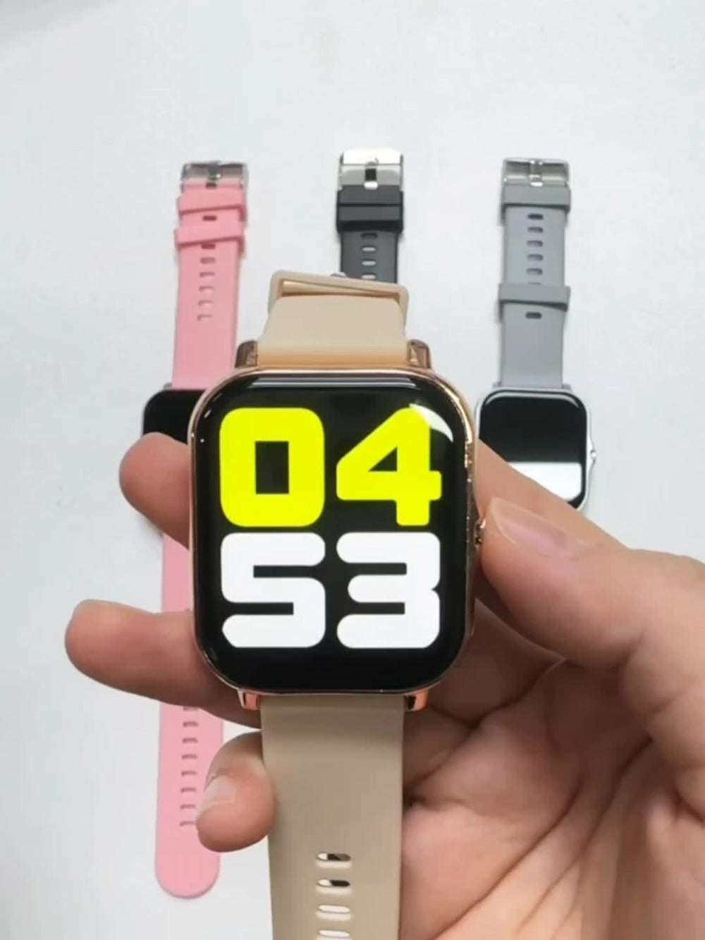 Smartwatch Email Display 1.83" Full Touch – Wireless Calling, Pedometer, Activity Tracker, Multi-Exercise Modes, Dual TPU Strap, USB