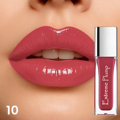 Lip Gloss for Women, Water Gloss Non-Sticky Formula, Sheer Nude Pink Shimmer Tint, Sweatproof Smooth Comfortable Wear