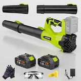 Green, two 4.0AN batteries + free gift