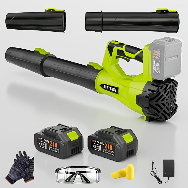 Cordless Leaf Blower Battery Powered, Lawn Yard Patio Driveway Blower for Garden, Patio and Yard Use