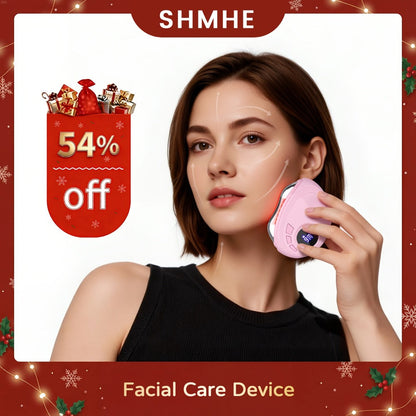 Gua Sha Electric Facial Sculpting Tool, 9-Speed Vibration & 9-Speed Heat, Face Lifting Lymphatic Drainage Massager for & Contouring