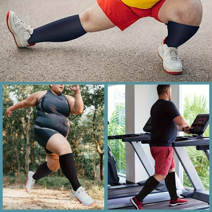Plus Size Compression Socks 2 Pairs High Elasticity Sports Fitness Oversized Socks for Men for Entryways, Bedrooms and Living Spaces