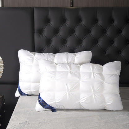 Luxury Hotel Pillows 2PCS, Cool Breathable Pillow Insert, Fluffy Resilient Neck Support, Comfortable Sleeping Pillow