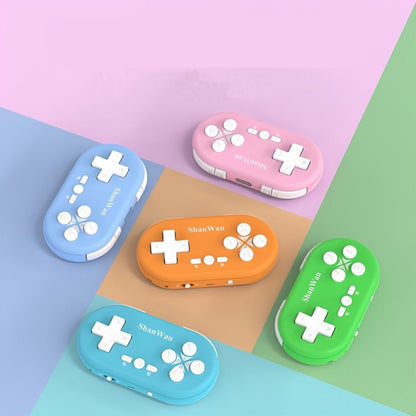 Mini Bluetooth Keychain Gaming Controller in Four Colors with 180mAh Battery and Pocket-Size Oval Body