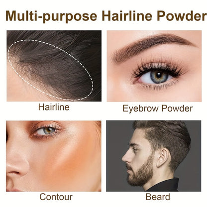 Hairline Shadow Powder Stick 2-Pack Concealer - Instant Root & Hairline Coverage for Thinning Hair