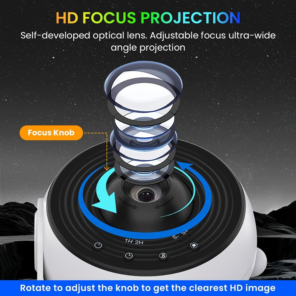 Galaxy Earth Projector Lamp 4K HD with 13 Film Cards Globe Night Light Projector for Bedroom for Entryways, Bedrooms and Living Spaces