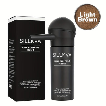 Hair Fibers Spray Applicator Kit Instant Thickness for Thinning Hair & Bald Spots SILLKVA for Makeup, Travel and Everyday Vanity Use