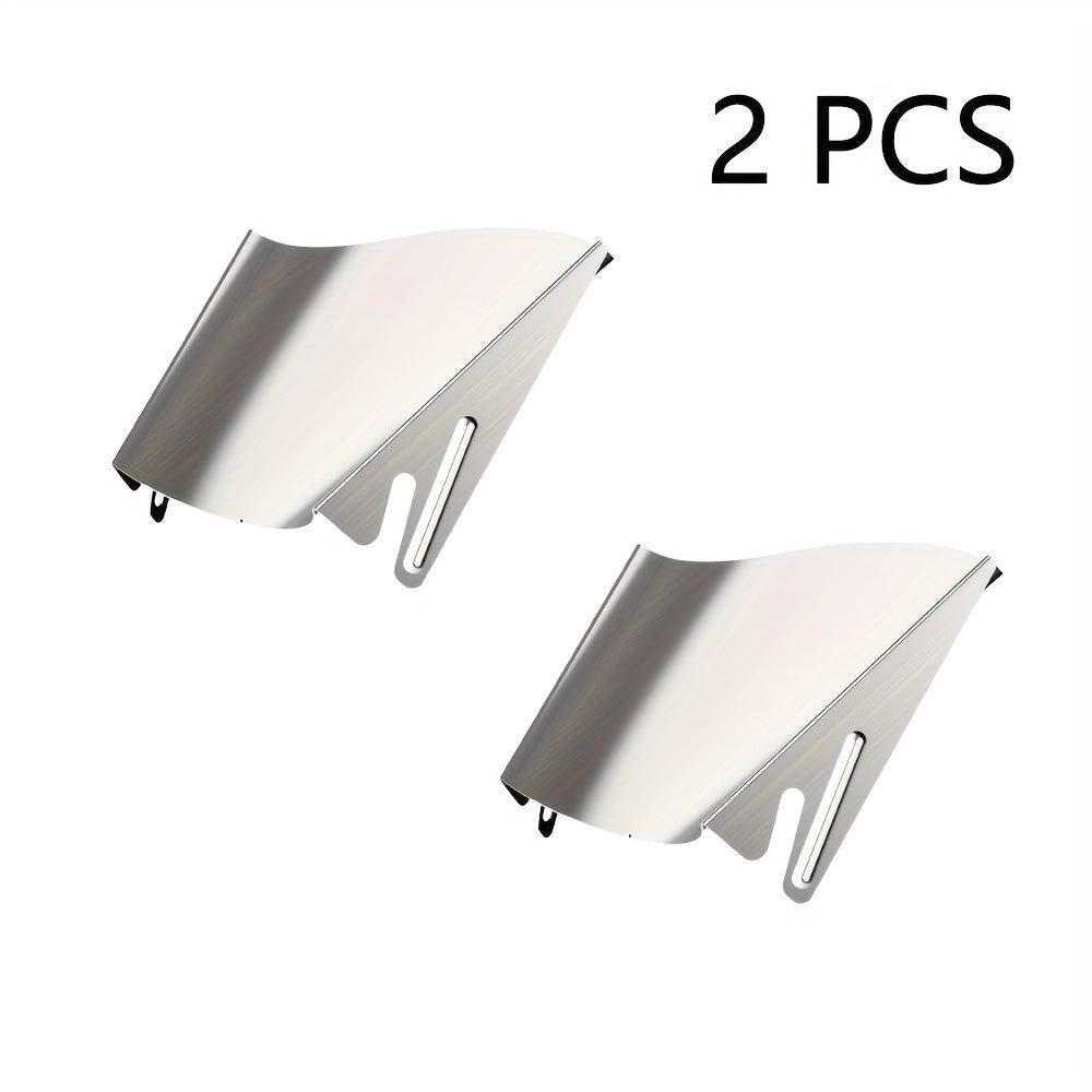 Stand Mixer Pouring Chute Stainless Steel – Dishwasher Safe Pouring Shield for KitchenAid Tilt-Head & Bowl-Lift Models