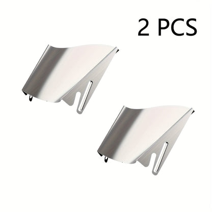 Stand Mixer Pouring Chute Stainless Steel – Dishwasher Safe Pouring Shield for KitchenAid Tilt-Head & Bowl-Lift Models