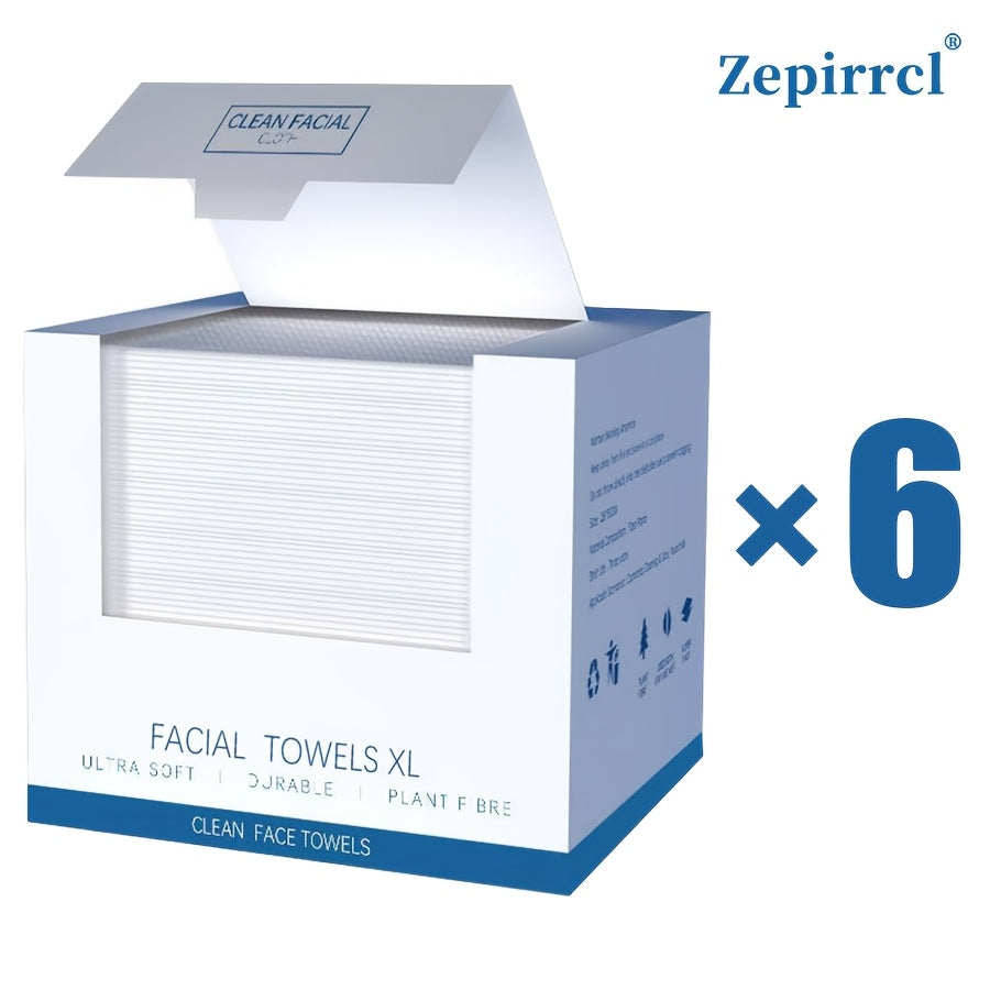 Extra Large Disposable Facial Cleansing Tissues 26×30cm – Thickened Ultra-Soft Cotton Wipes for Face Washing & Makeup Removal