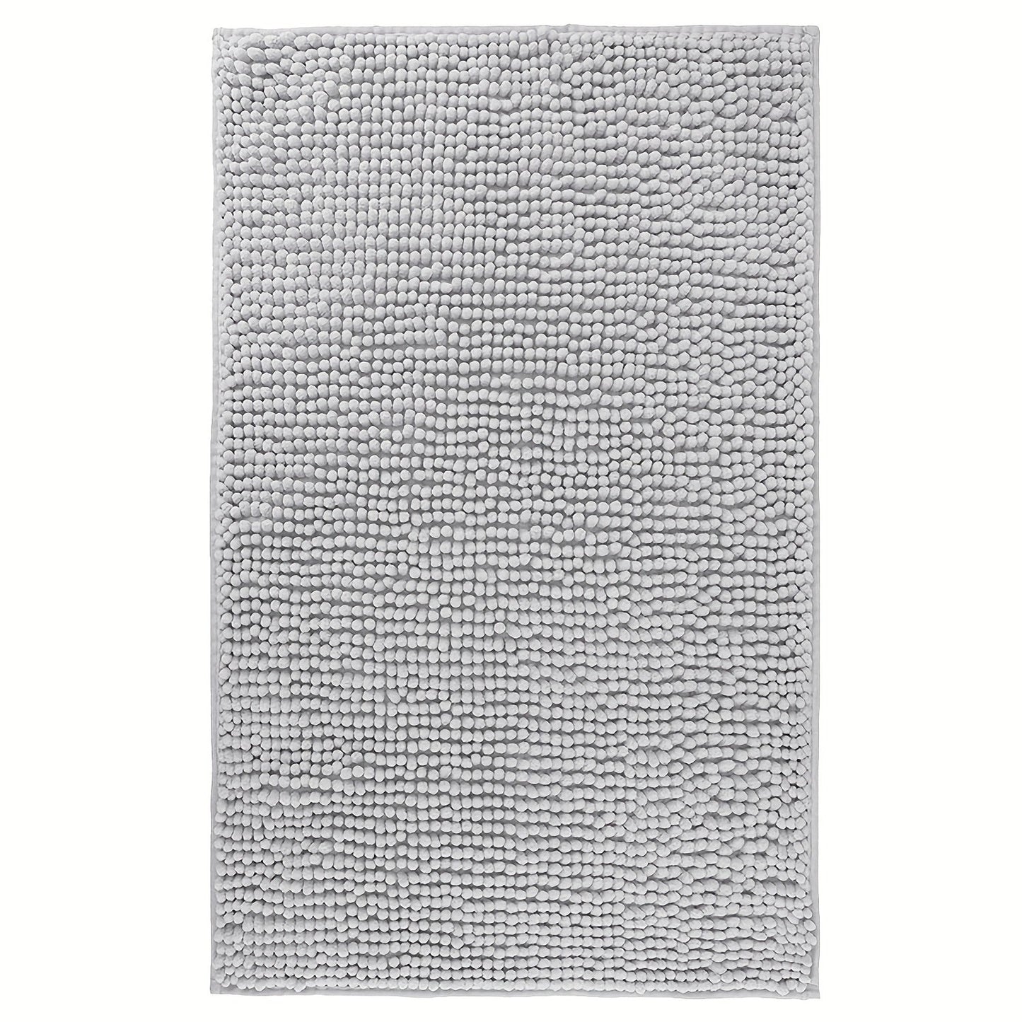 Chenille Bath Rug Extra Thick Bathroom Mat, Multiple Sizes & Colors for Entryways, Bedrooms and Living Spaces