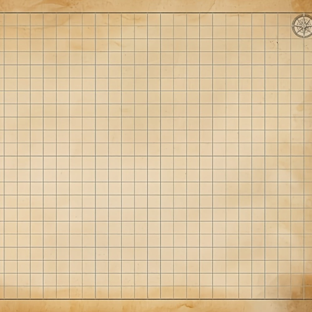 DnD Beginner Set 6 Double-Sided Terrain Maps 24x36 with Mystery Dice, Character Sheets, Cheat Sheets, Spell AOE Template