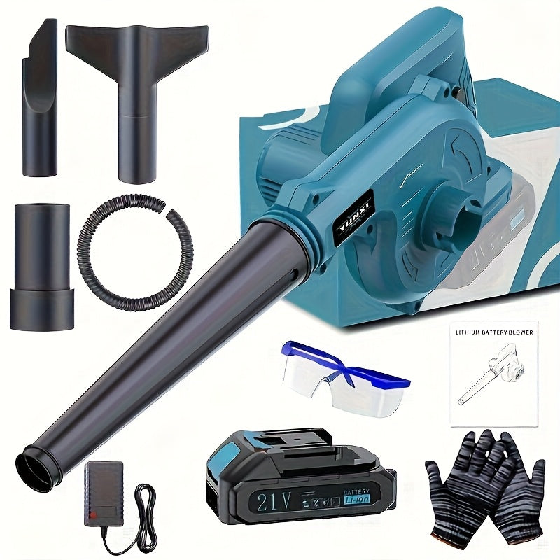 Cordless Leaf Blower, Portable Electric Handheld Blower Lawn Garden Car for Garden, Patio and Yard Use