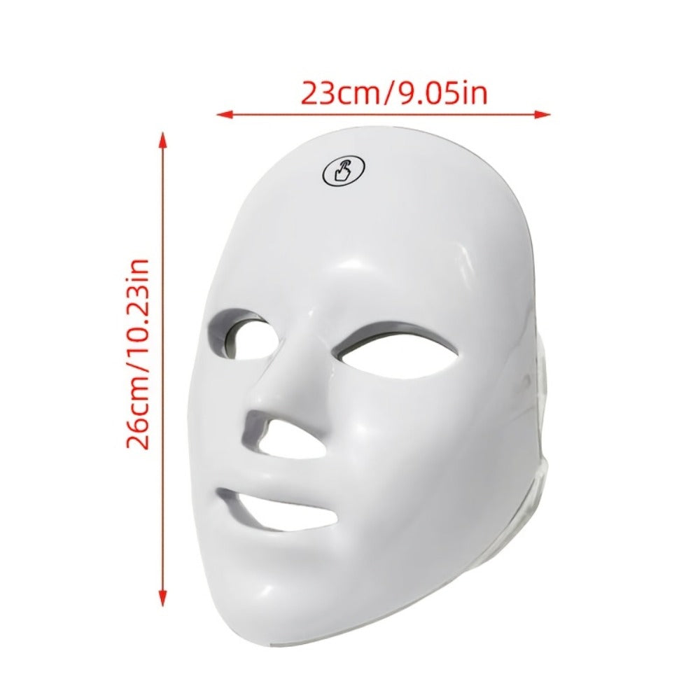 7 Color Photon LED Facial Device for Bath Time, Home Spa and Personal Care, with the Listed Configuration