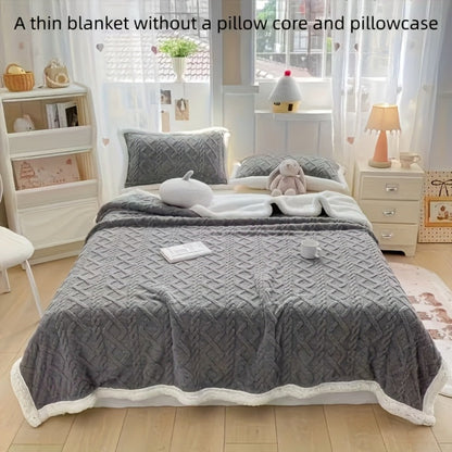 Taffeta Blanket Double-Sided, Silky All-Season Sleep Blanket for Bed & Air Conditioning, 5 Colors