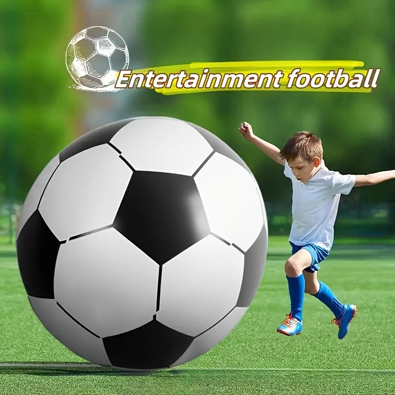 Giant Inflatable Soccer Ball for Indoor & Outdoor Use – Large Beach Ball for Pool Parties, Backyard Games, Playground Kickabout & Events