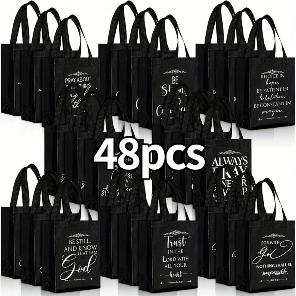 Christian Gift Bags Bulk with Handle for Parties, Celebrations and Guest Favors, with the Listed Configuration