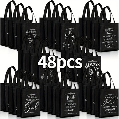 Christian Gift Bags Bulk with Handle for Parties, Celebrations and Guest Favors, with the Listed Configuration