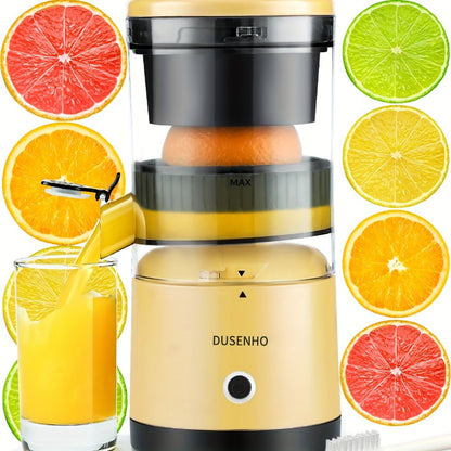 Electric Citrus Juicer Rechargeable USB-C, Portable Electric Orange Juicer Machine with 45W Motor