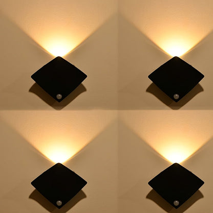 Magnetic LED Motion Sensor Wall Light USB Rechargeable, Wireless Night Light for Hallway, Stairs