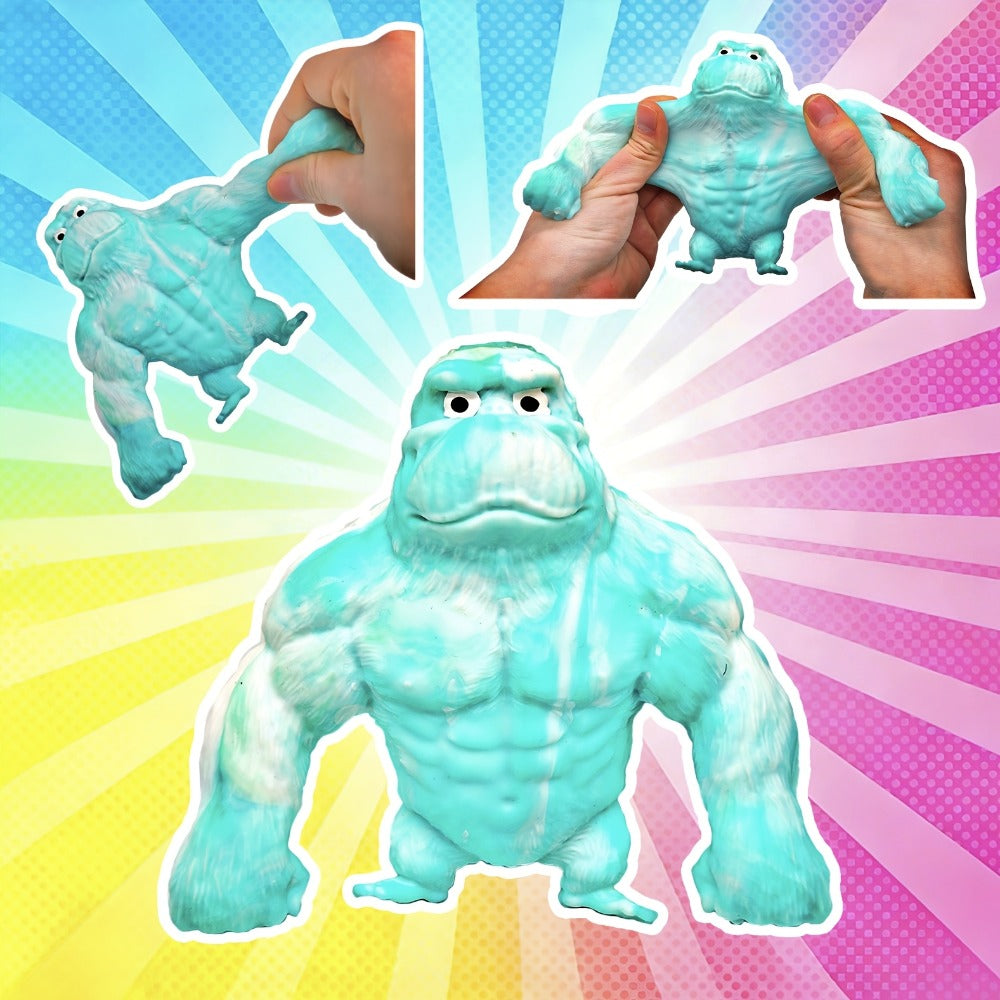 Stretchy Gorilla Fidget Toy Squishy Squeeze Monkey, PVA Sponge Sensory Stress Toy for Kids & Adults