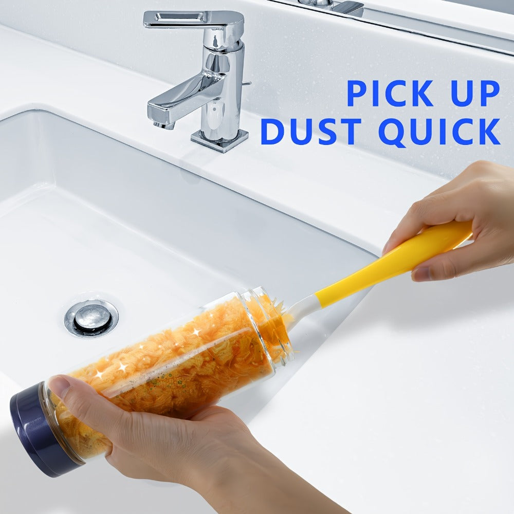 Duster Refills 360 Degree Electrostatic Microfiber Disposable Dusting Refills with Handle for Entryways, Bedrooms and Living Spaces