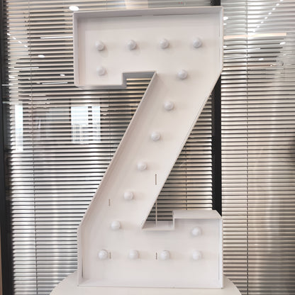 LED Letter Lights 4FT Tall Marquee Letter Lights A-Z Alphabet Light Up Letters with Cool White LED for Wedding