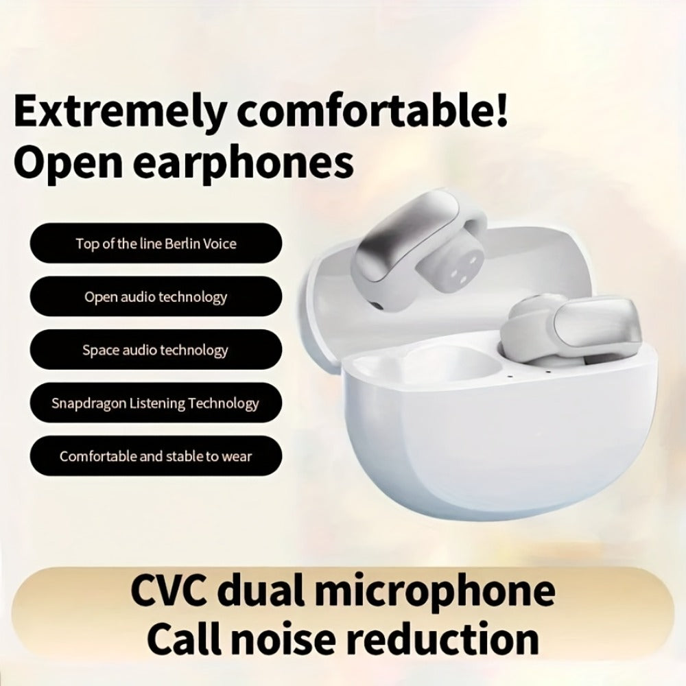 Open Audio Clip-On Earbuds Battery Situational Awareness True Wireless Bluetooth Immersive Sound Limited Edition Chilled Lilac Color
