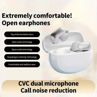 Open Audio Clip-On Earbuds Battery Situational Awareness True Wireless Bluetooth Immersive Sound Limited Edition Chilled Lilac Color