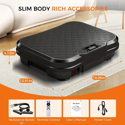 Vibration Platform Machine 2025 Upgraded – 450 LB Capacity Whole Body Vibration Trainer for Lymphatic Drainage, Blood Circulation