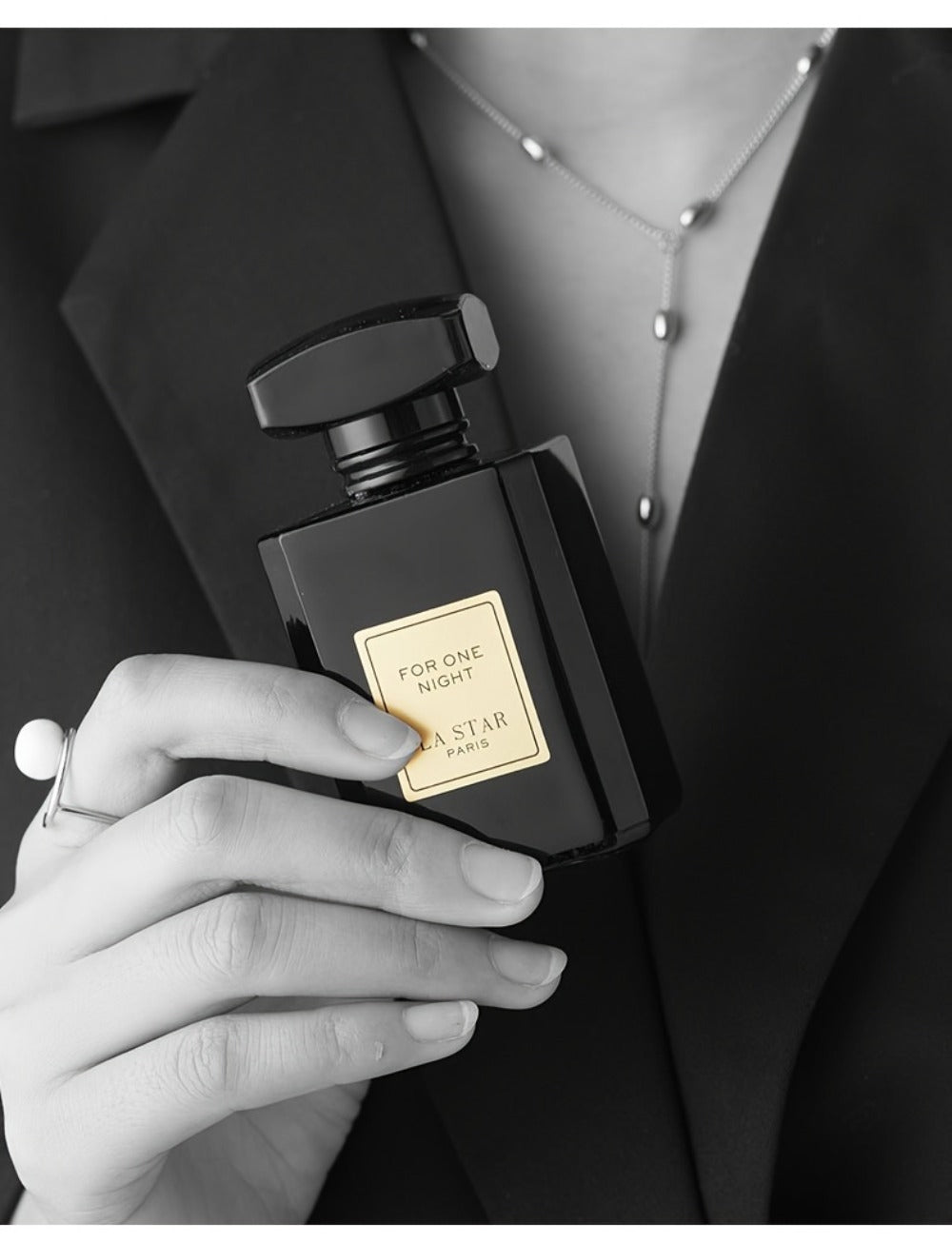 Men's Cologne LASTAR For One Night 55ml Eau de Parfum Spray in Black Rectangular Glass Bottle