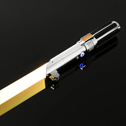 Light Up Saber with Metal Handle RGB 16 Colors, LED Cosplay Laser Sword with Sound Effects, Anakin Luke Darksaber Style