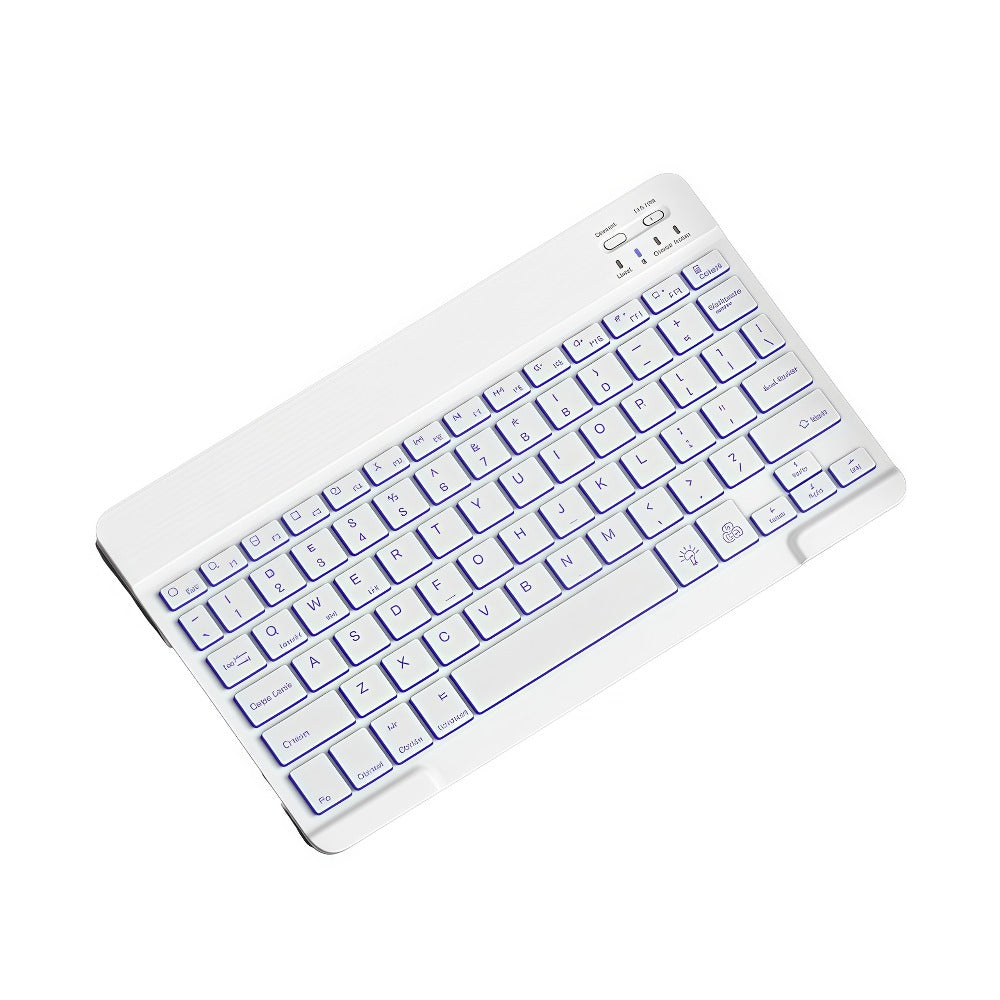 RGB Backlit Keyboard and Mouse Combo 7 Color LED, Ultra-Thin Scissor Keys Quiet Wired Set for PC Desktop Laptop