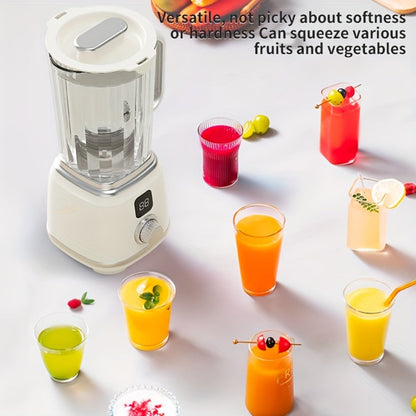 USB Rechargeable Portable Juicer Blender with Digital Display for Smoothies & Shakes, Home Office Travel
