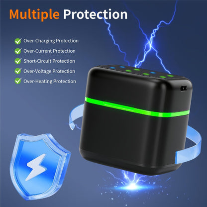 AA AAA Battery Charger Smart Hybrid Charger for NiMH and Li-ion Rechargeable Batteries for an Everyday Personal Care Routine