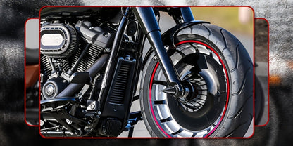 CNC Spike Motorcycle Front Axle Nut Covers Caps 3.6" – Fits Harley Touring Street Glide Road King Electra Glide Tri Glide 2008-Later