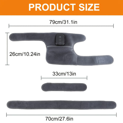 Knee Massager with Heat and Vibration, 3-in-1 Wireless Joint Massager for Knees, Shoulders & Elbows