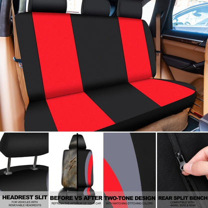 Car Seat Covers Fluffy Full-Cabin Accessory Set with Seat, Steering Wheel, Floor Mat and Belt Pieces