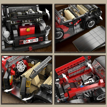 Mould King 10114 Vintage Classic Car Building Blocks Set 1308 Pcs with the Listed Color, Size or Set Options for Everyday Use