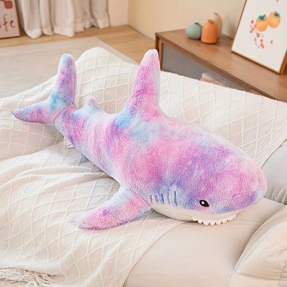 Shark Stuffed Animal Pillow, Cute Plush Throw Pillow for Couch & Kids Room, Birthday Gift for Girls