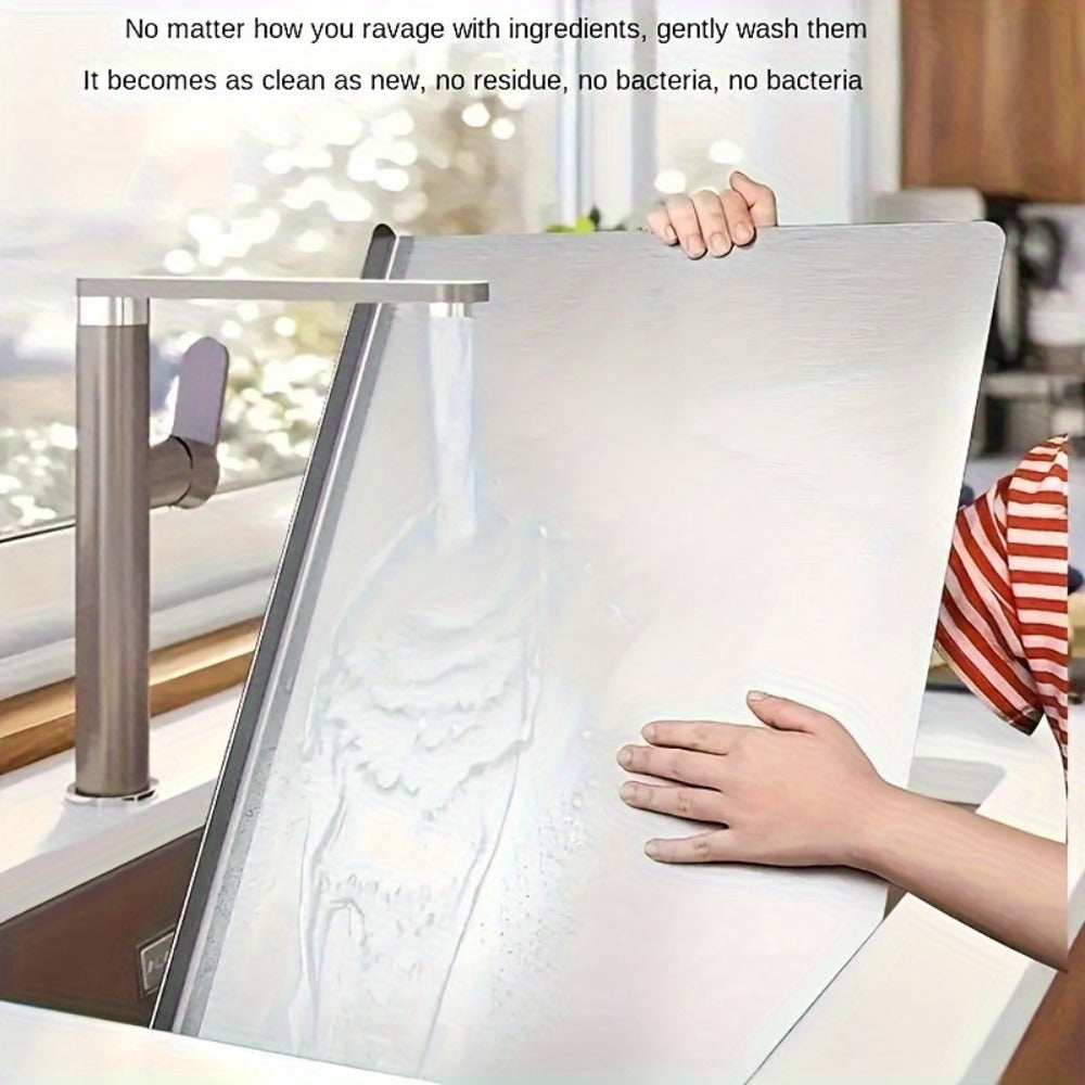 Chopping Board, Stainless Steel Cutting Board Extra Large, Heavy Duty Kitchen Chopping Board for Meat Vegetables Dough