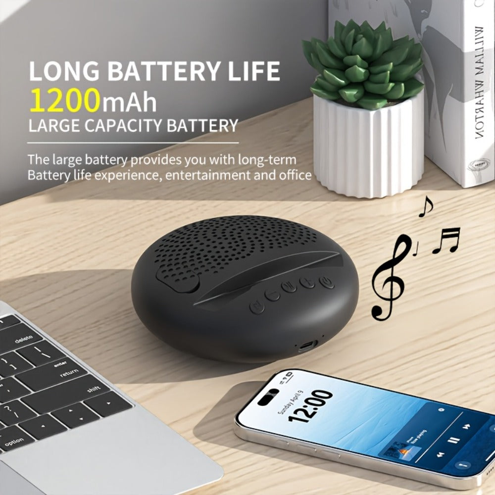 Multifunctional Bluetooth Speaker with Phone Stand & Pen Holder, Portable Wireless Speaker with Rope
