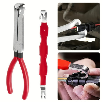 Terminal Connector Removal Tool Set 3-Piece – Automotive Wiring Harness Repair Kit with Pry Bar, Cutting Pliers & Storage Pouch